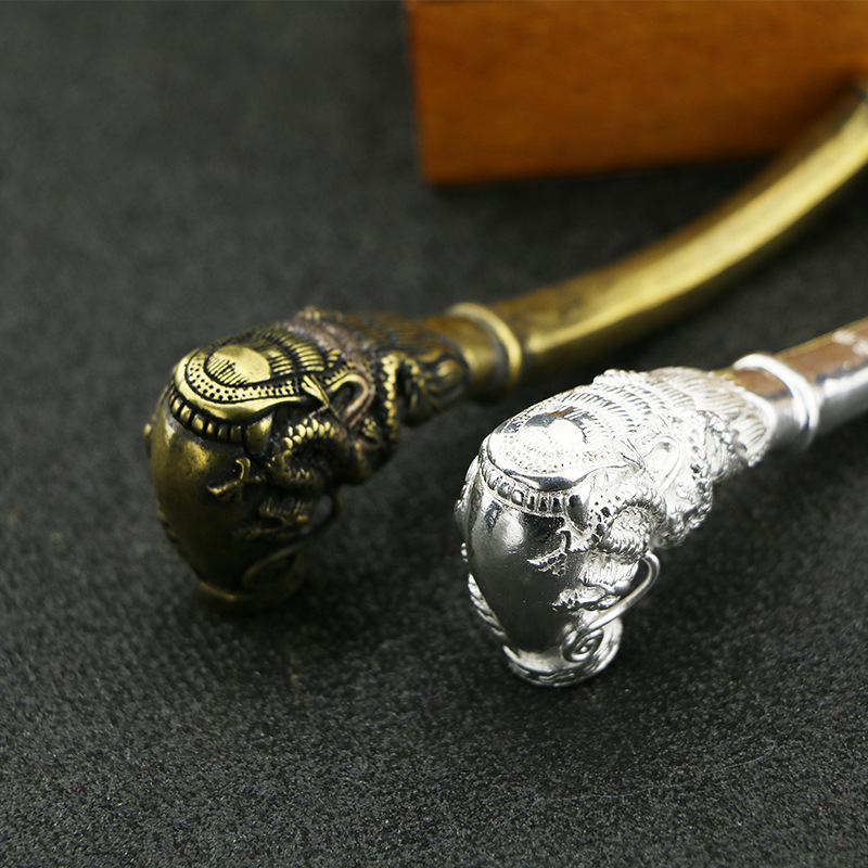 Vintage Handcrafted Pipe Handm - Vintage Collectible Furniture reseña y precio