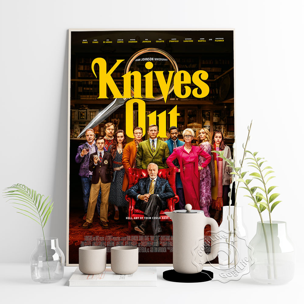 America Movie Knives Out Publi - Vintage Collectible Posters reseña y precio