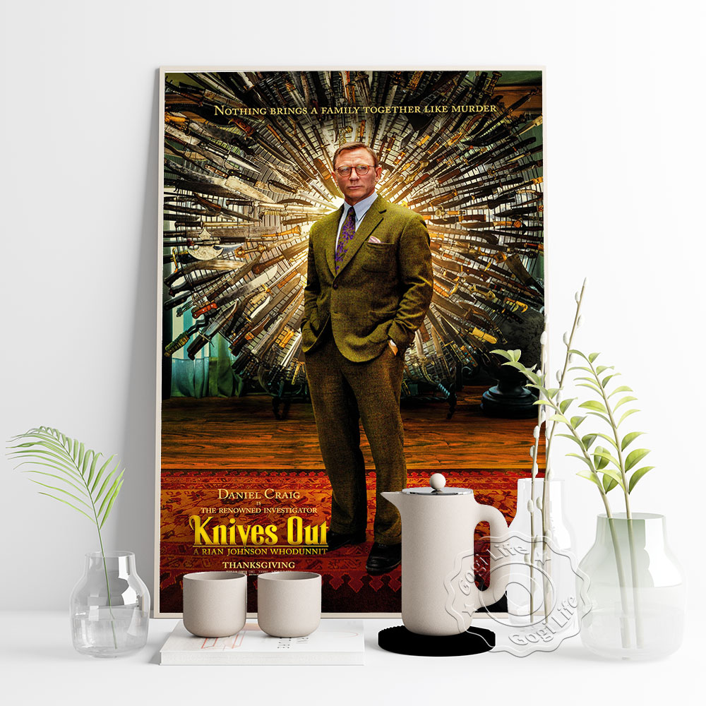America Movie Knives Out Publi - Vintage Collectible Posters reseña y precio