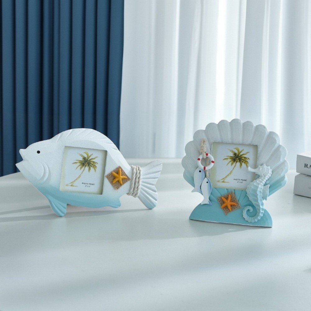 3-inch Ocean-Themed Photo Fram - Collectible Vintage Photos reseña y precio