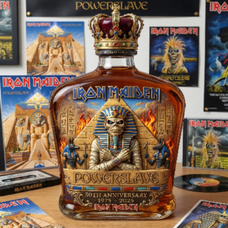 Vintage Rock Themed Mummy Scul - Vintage Collectible Glass reseña y precio