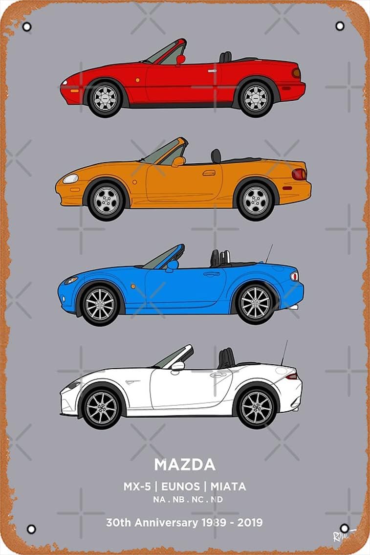 MX-5 / Miata/Eunos 30th Classi - Vintage Collectible Posters reseña y precio