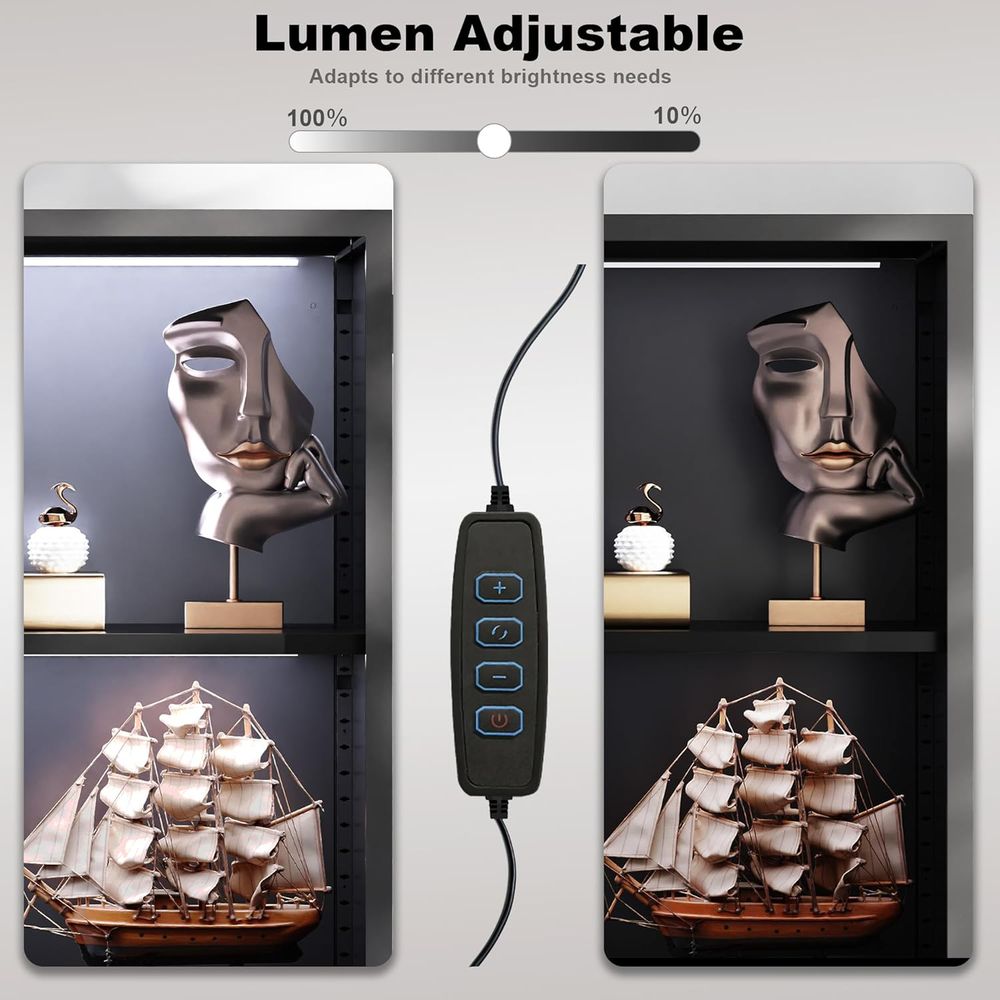 63 Tall Glass Display Cabinet  - Collectible Collection reseña y precio