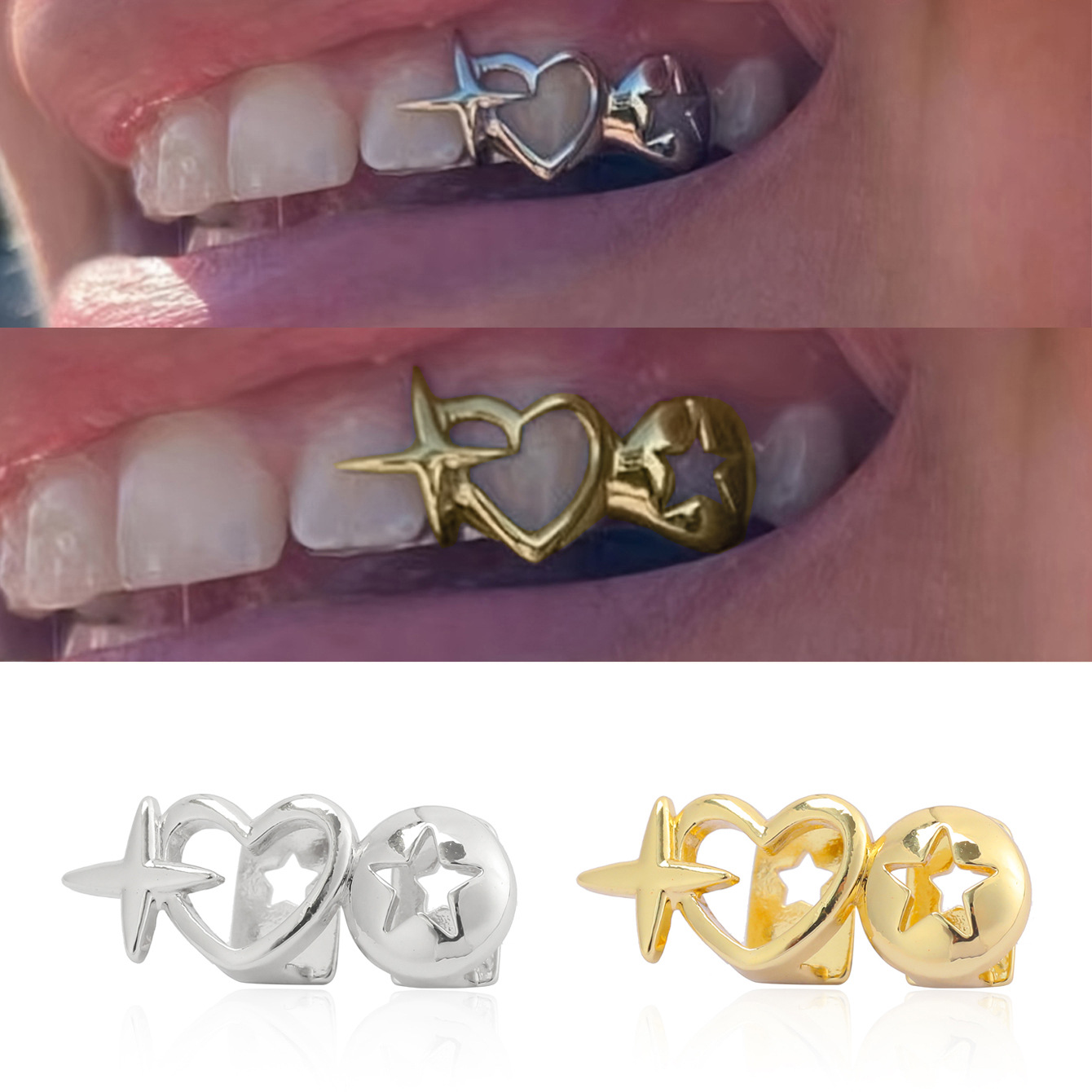 Punk Hip Hop Hollow Heart Teet - Vintage Jewelry Collection reseña y precio