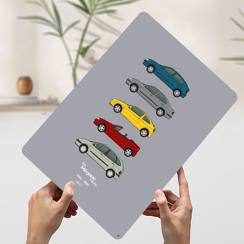 Sports Car Megane Collection 1 - Vintage Collectible Posters reseña y precio