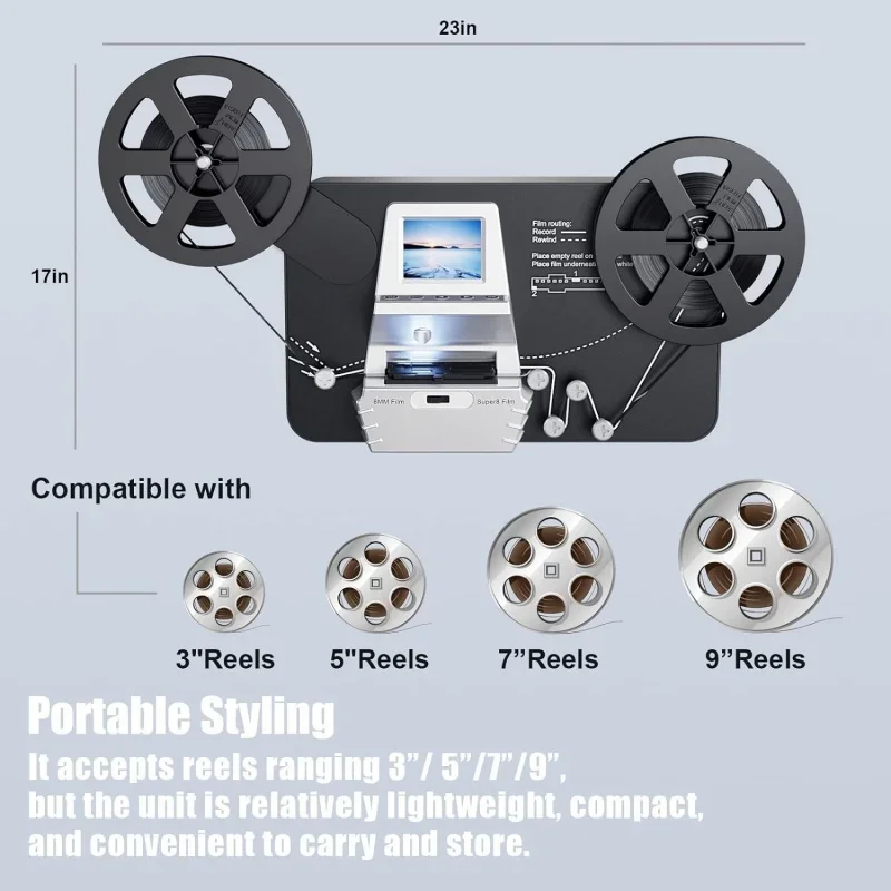 -8mm & Super 8 Film to Digital - Super 8 Film Reel reseña y precio