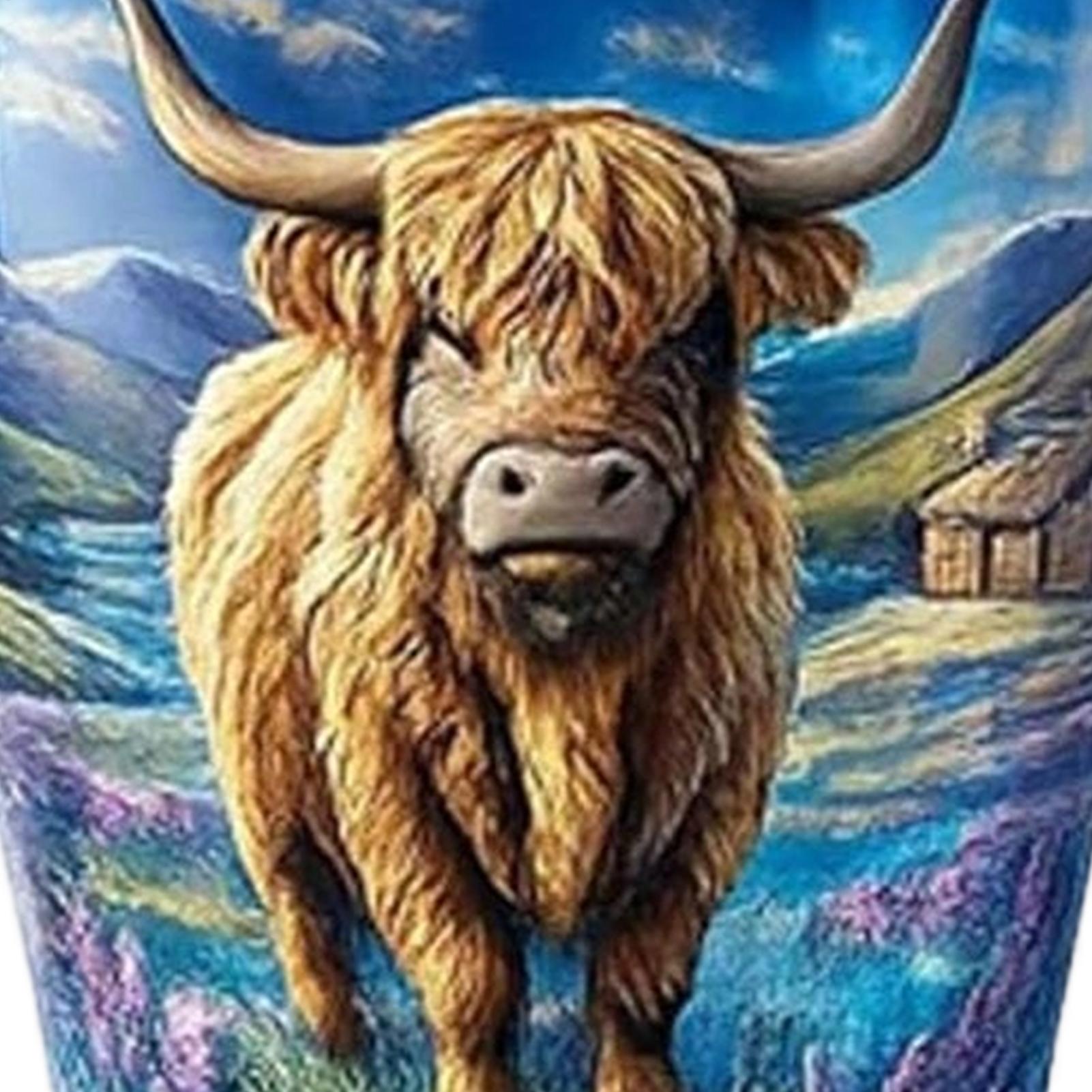 Beer Glass Cow Vintage Commemo - Vintage Collectible Glass reseña y precio