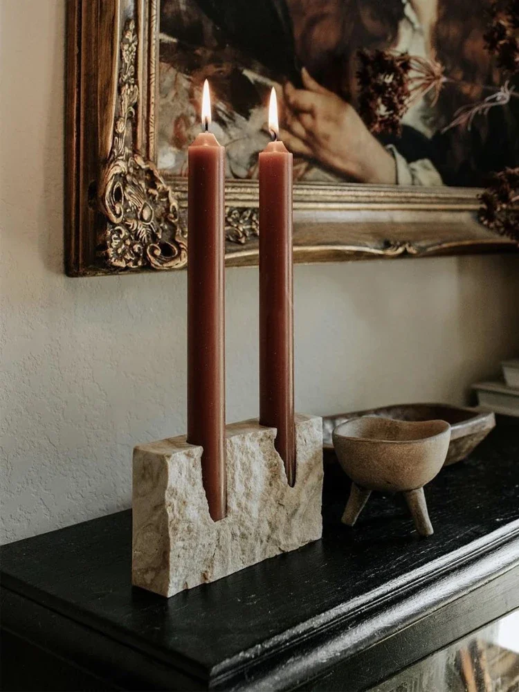 2 Holes Marble Candlestick Hol - Collectible Vintage Matches reseña y precio