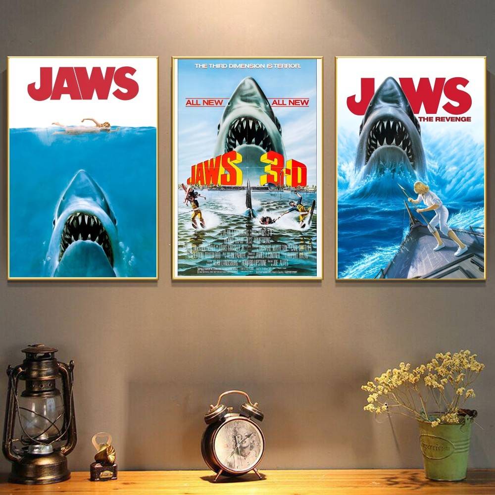 Classic Horror Shark Movie Jaw - Vintage Collectible Posters reseña y precio