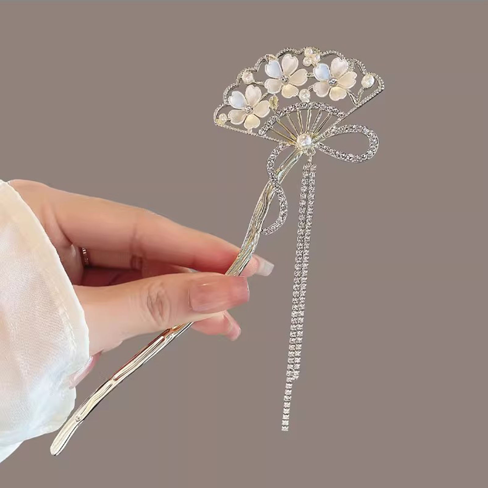 Vintage Flower Fan Shaped Hair - Vintage Jewelry Collection reseña y precio