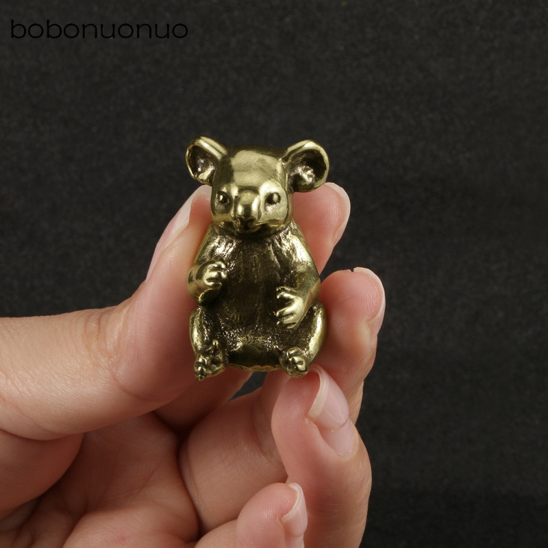 Vintage Brass Cute Koala Minia - Vintage Collectible Furniture reseña y precio