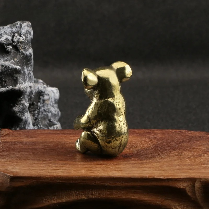 Vintage Brass Cute Koala Minia - Vintage Collectible Furniture reseña y precio